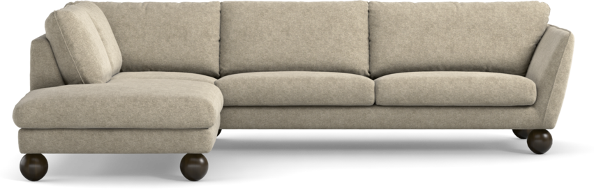 Madison - 3-sits soffa med divan vänster - Beige