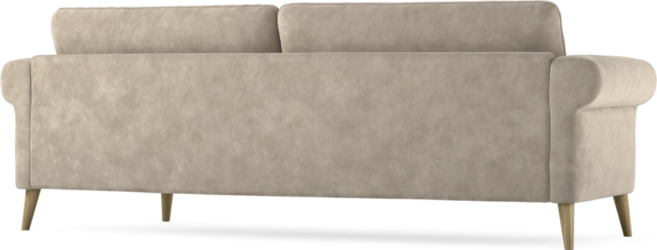 Bridge - 3-sits soffa svängd - Beige