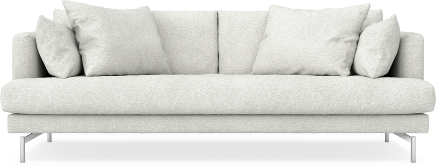 Harper - 3-sits soffa, hel dyna - Vit