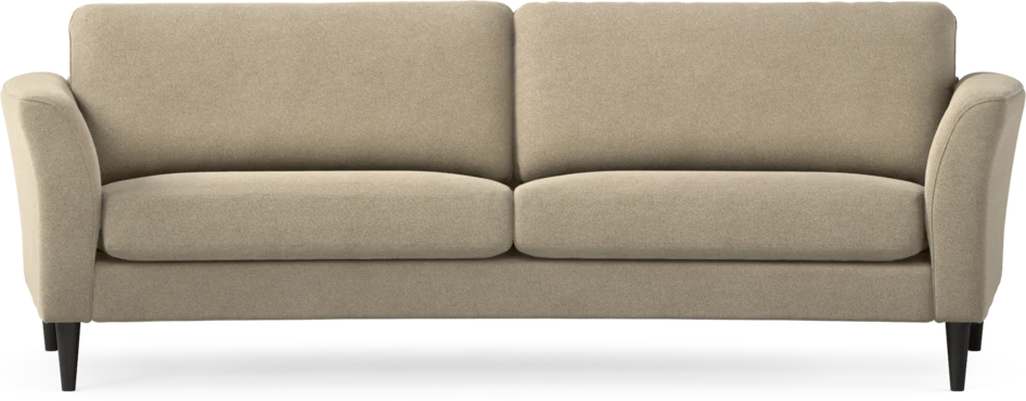 Bridge - 3-sits soffa svängd - Beige