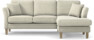 Eden - 2-sits soffa med schäslong - Beige