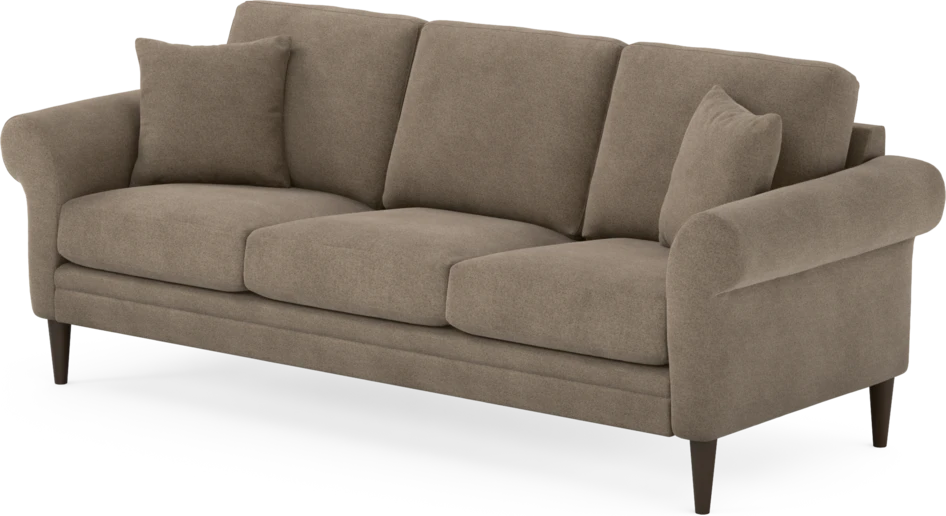 Eden - 3-sits soffa - Brun