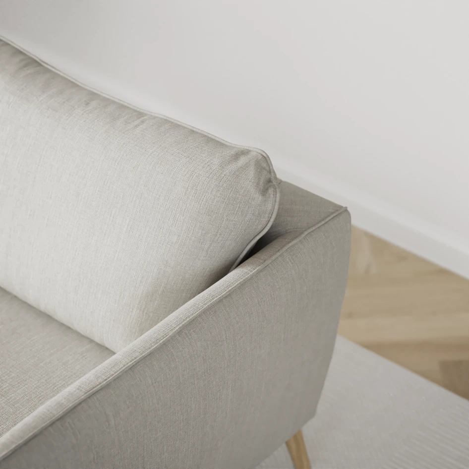 County - 4-sits soffa med divan vänster och schäslong höger - Grå
