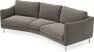 Madison - 3-sits soffa svängd, 90 cm - Grå