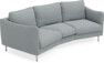 Madison - 3-sits soffa svängd, 70 cm - Turkos