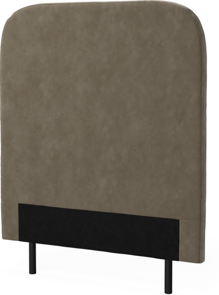 New York slät - Sänggavel, 90-210 cm - Brun