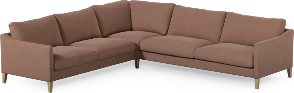 Winston - Hörnsoffa, 2+3-sits - Rosa