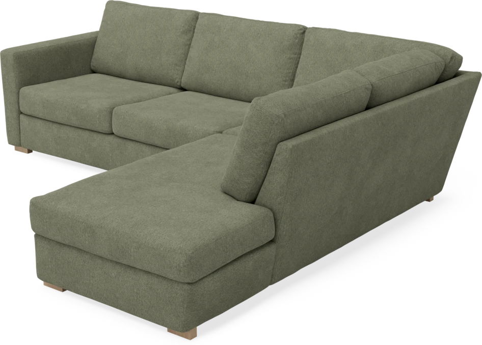 Friday - 2,5-sits soffa med divan höger - Vit