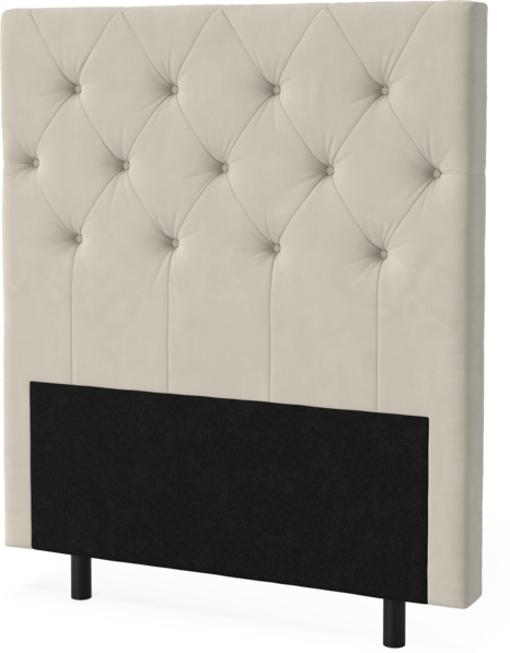 New York pikerad - Sänggavel, 90-210 cm - Beige