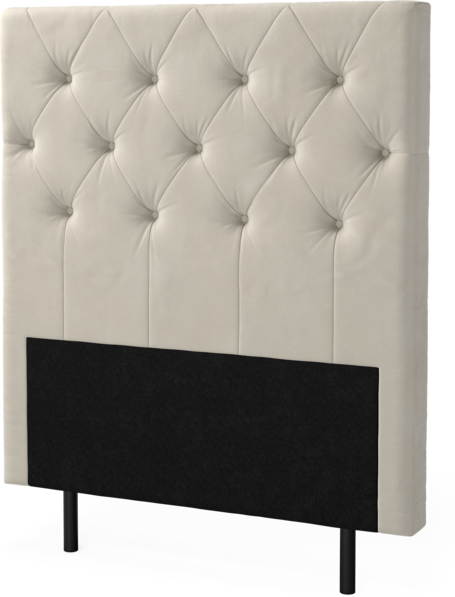 New York pikerad - Sänggavel, 90-210 cm - Beige