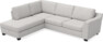 Friday - 2,5-sits soffa med divan vänster - Grå