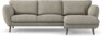 Madison Lux - 2-sits soffa med schäslong höger - Vit