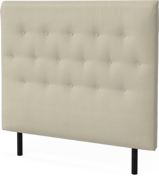 Roma Family pikerad låg - Sänggavel, 90-180 cm - Beige