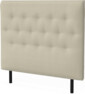 Roma Family pikerad låg - Sänggavel, 90-180 cm - Beige