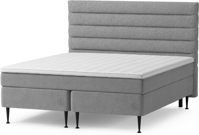 Asperö Comfort, Kontinentalsäng, dubbelsäng med bäddmadrass Comfort och sängben
