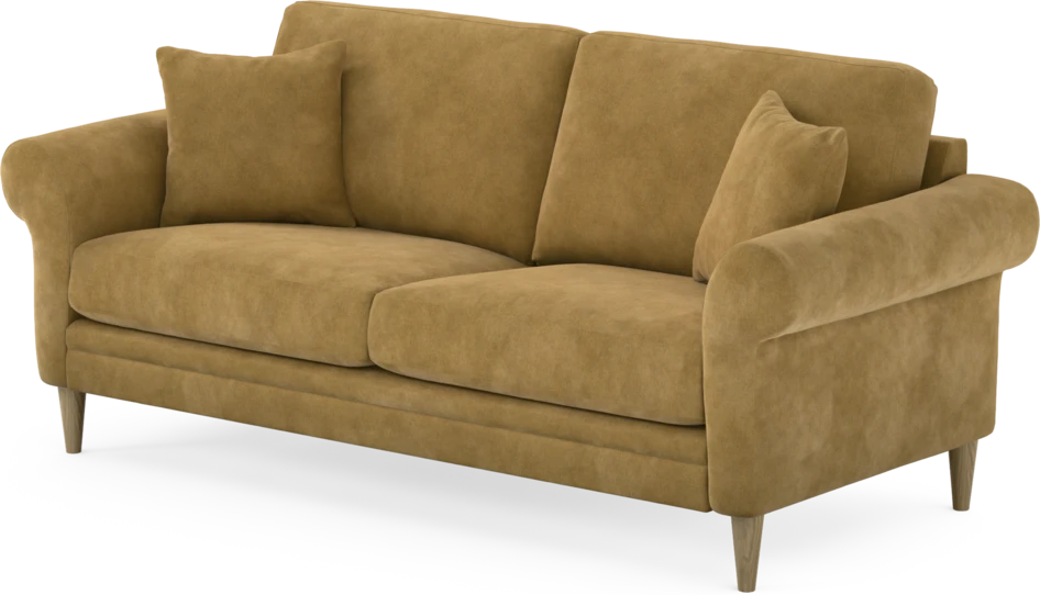 Eden - 2,5-sits soffa - Gul