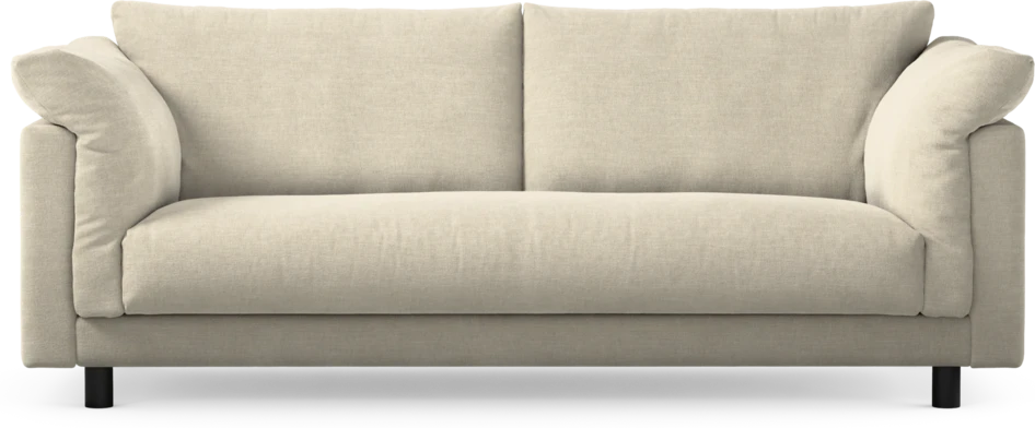 Cherrie - 2,5-sits soffa, hel dyna, fast klädsel - Beige