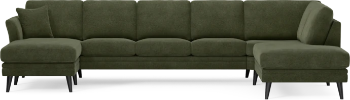 Eden, 3-sits soffa med schäslong vänster och divan höger