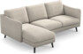 Madison Lux - 2-sits soffa med schäslong vänster - Beige