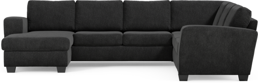 Friday - Hörnsoffa, 3+2-sits med schäslong vänster - Blå