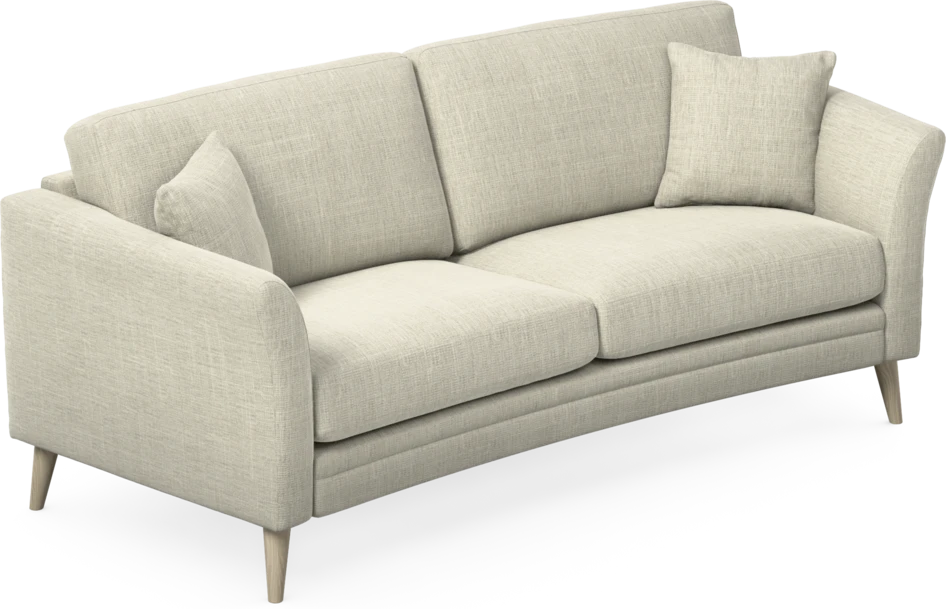 Eden - 2,5-sits soffa svängd - Beige