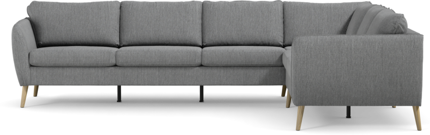 County - Hörnsoffa, 3+2-sits - Grå