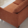 Madison Lux - 2-sits soffa med schäslong vänster - Orange