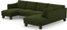 Madison Lux - 2-sits soffa med schäslong vänster och divan höger - Grön