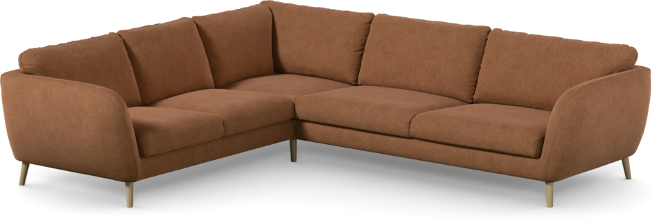 Madison Lux - Hörnsoffa 2+3-sits, hörn 1 - Orange