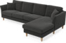 Eden - 3-sits soffa med schäslong - Grå