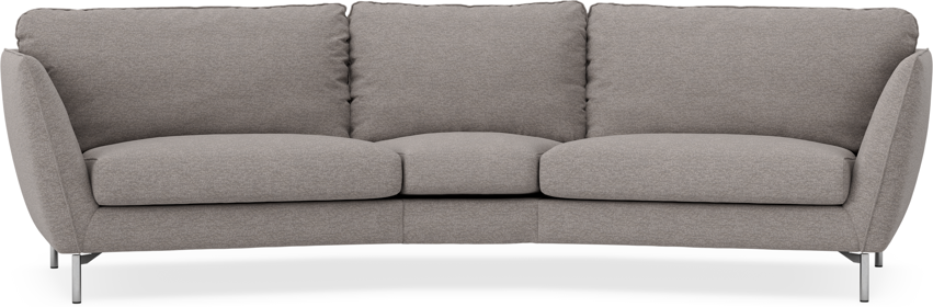 Madison - 3-sits soffa svängd, 90 cm - Grå