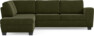 Friday - 2,5-sits soffa med divan vänster - Grön
