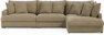 Rossi - 3-sits soffa med divan höger - Beige