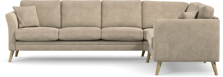 Eden - Hörnsoffa 3+2 - Brun