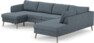 County - 3-sits soffa med schäslong vänster och divan höger - Blå