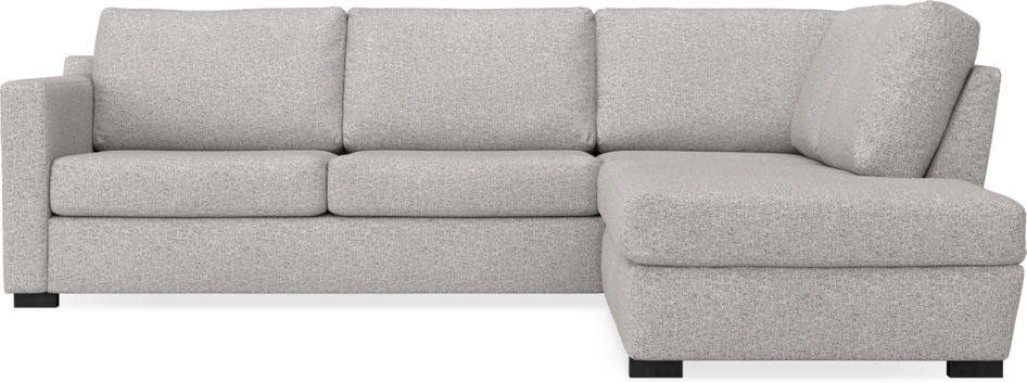 Friday - 2,5-sits soffa med divan höger - Vit