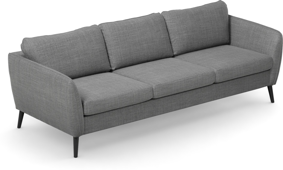 County - 3-sits soffa - Grå