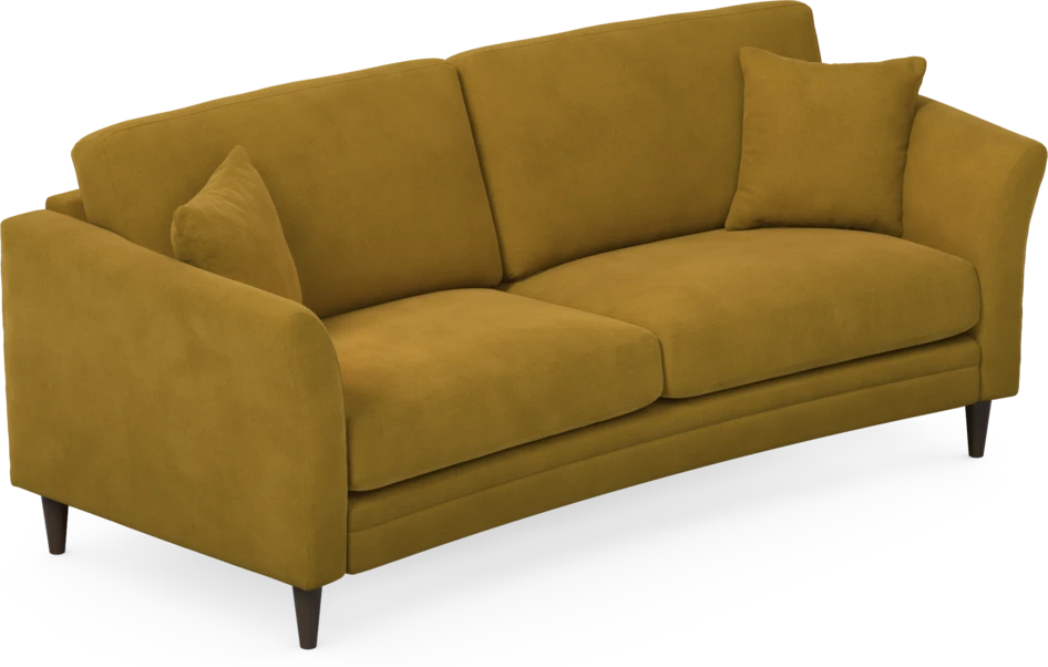 Eden - 2,5-sits soffa svängd - Gul