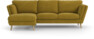 Madison Lux - 2-sits soffa med schäslong vänster - Gul