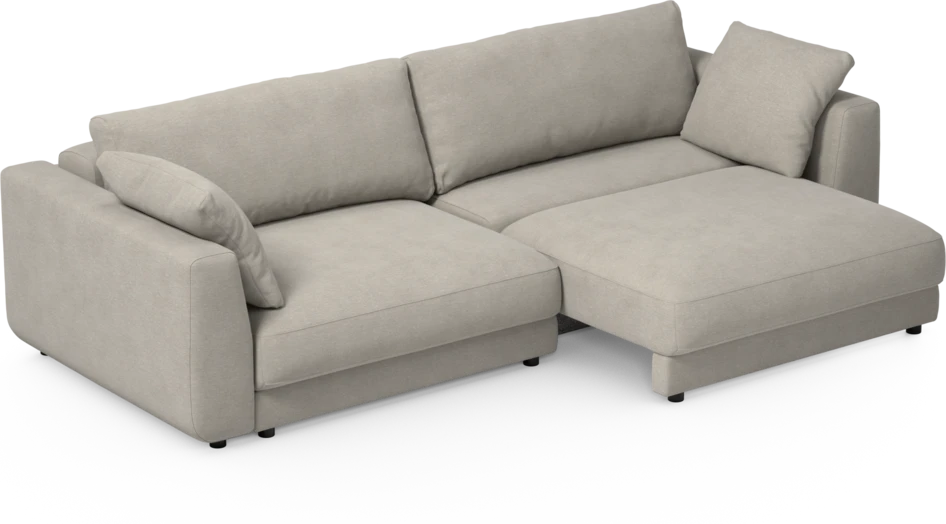 Amie - Bäddsoffa 4-sits - Grå