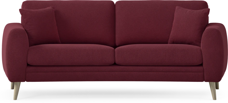 Eden - 2,5-sits soffa svängd - Röd