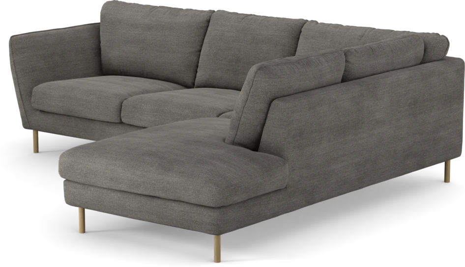 Madison Lux - 2-sits soffa med divan höger - Grå