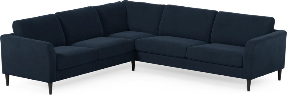 Bridge - Hörnsoffa, 2+3-sits - Blå
