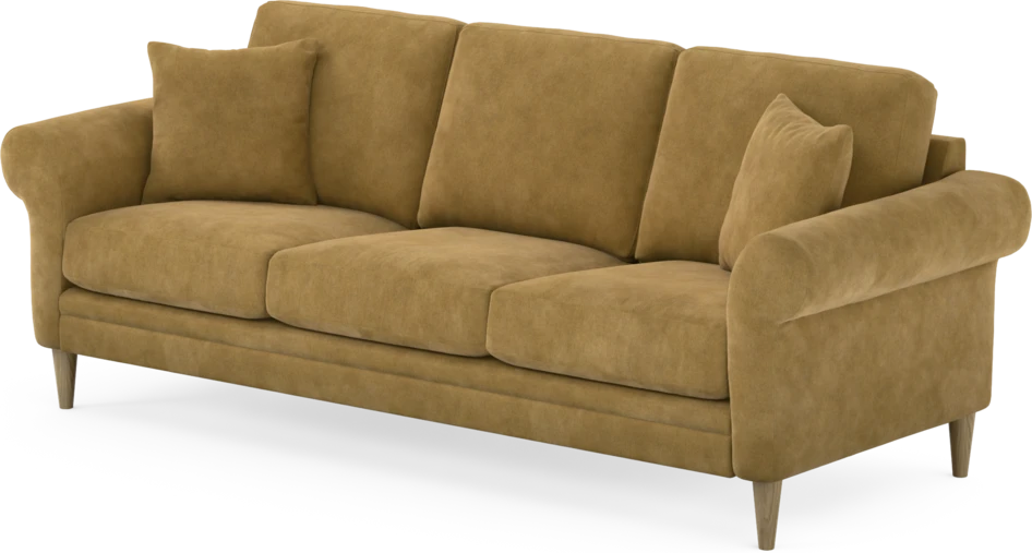 Eden - 3-sits soffa - Gul
