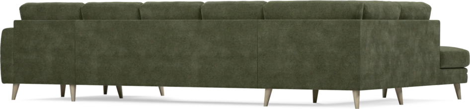Eden - 3-sits soffa med divan vänster och schäslong höger - Grön