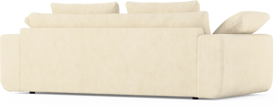 Amie - 3-sits soffa - Vit