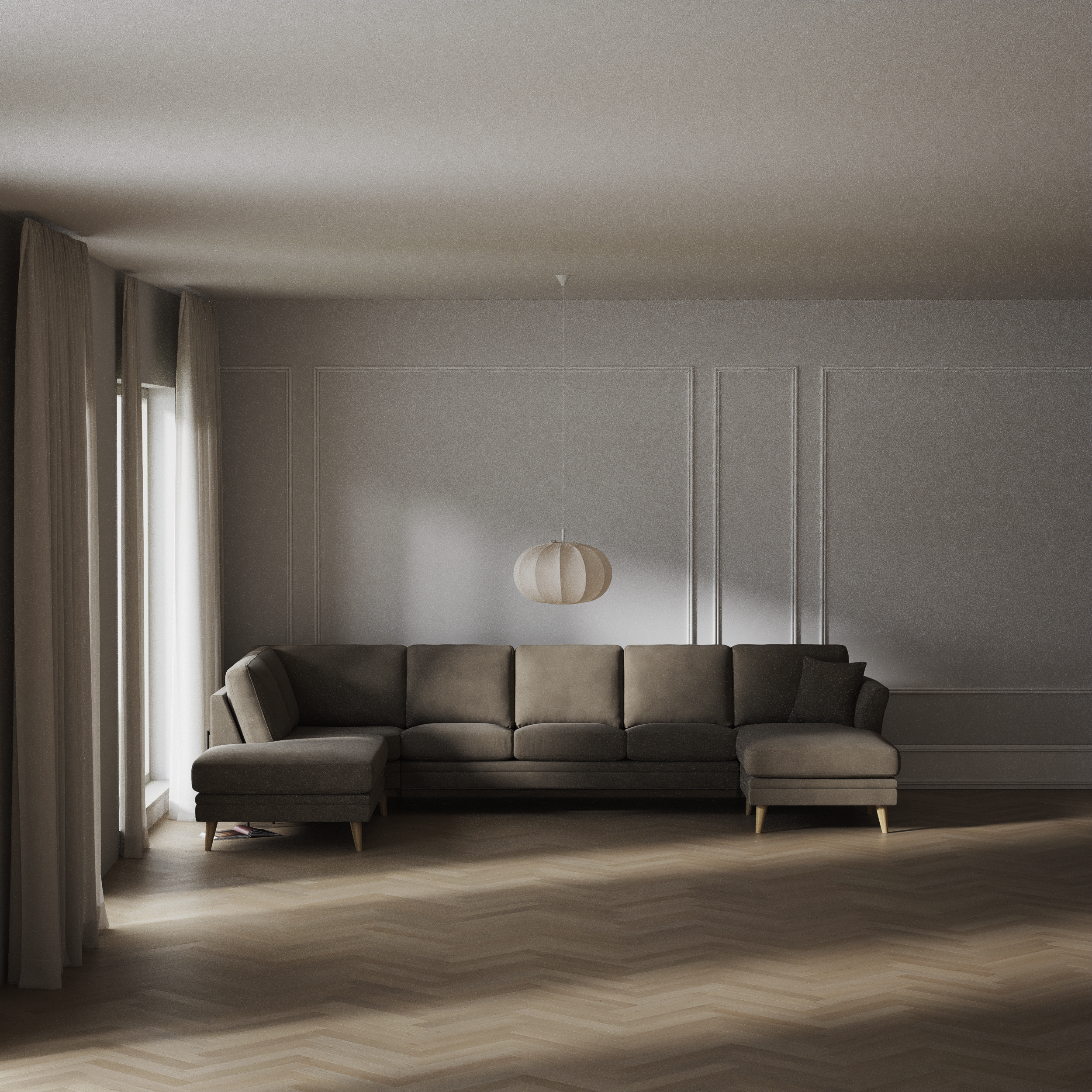 Eden - 3-sits soffa med divan vänster och schäslong höger - inspiration
