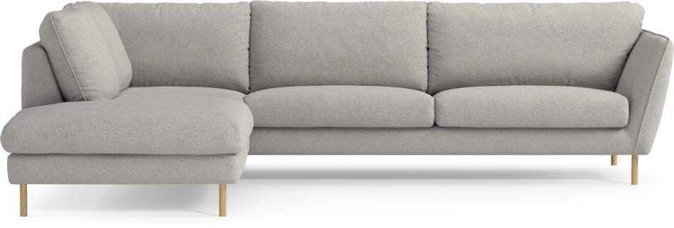 Madison Lux - 3-sits soffa med divan vänster - Grå