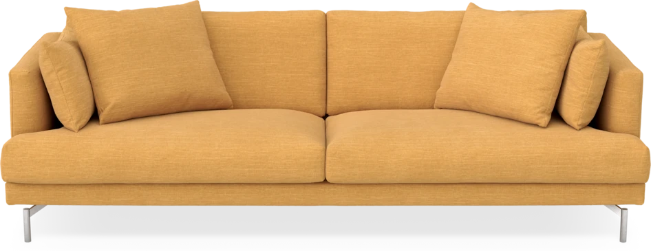 Harper - 4-sits soffa - Gul