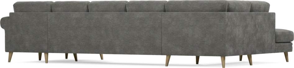 Eden - 3-sits soffa med divan vänster och schäslong höger - Grå